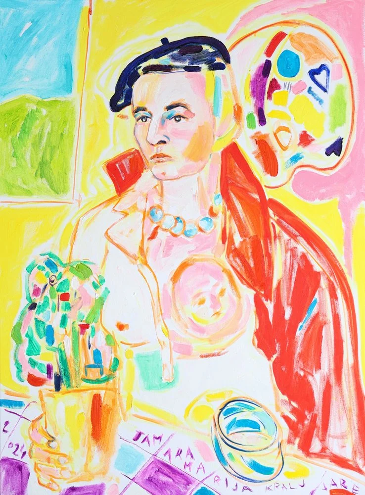 Vibrant Artist Portrait