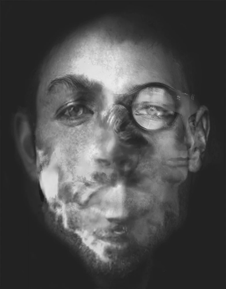 Layered Male Portrait