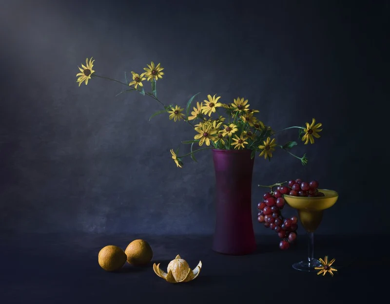 Moody Flowers and Fruit