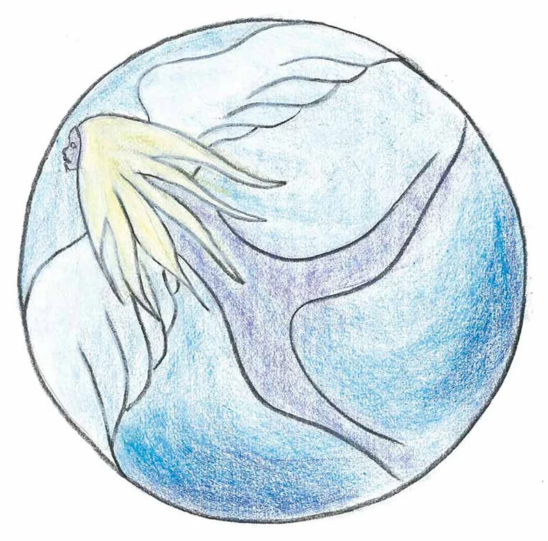 Ethereal Blue Angel