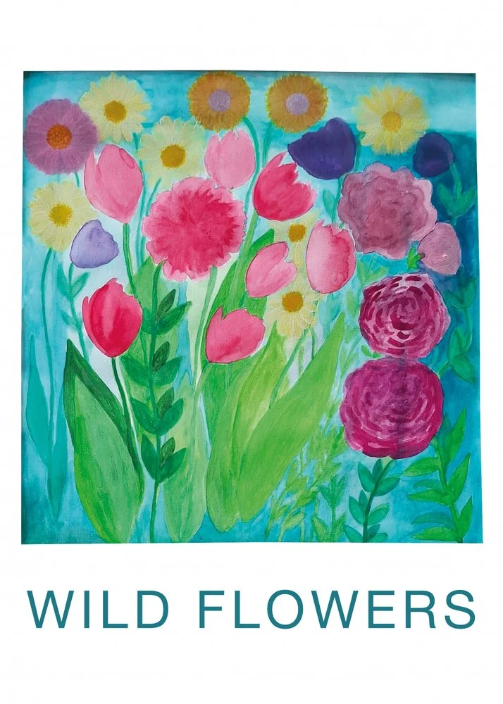 Vibrant Wild Flower Garden