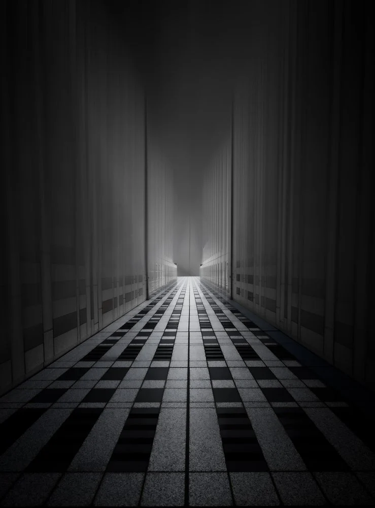 Dark Architectural Passage