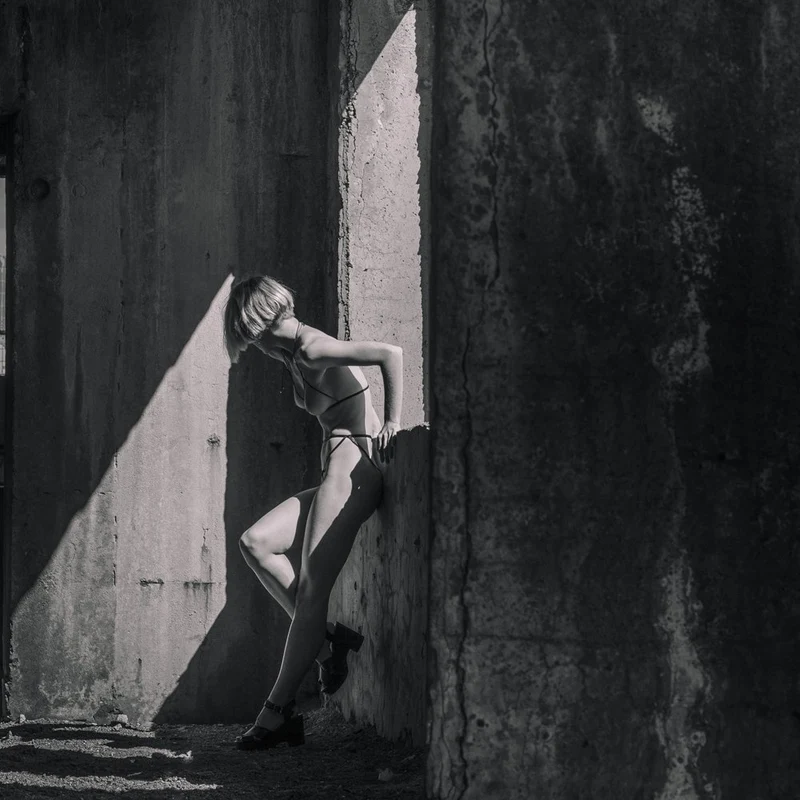 Dramatic Shadow Figure