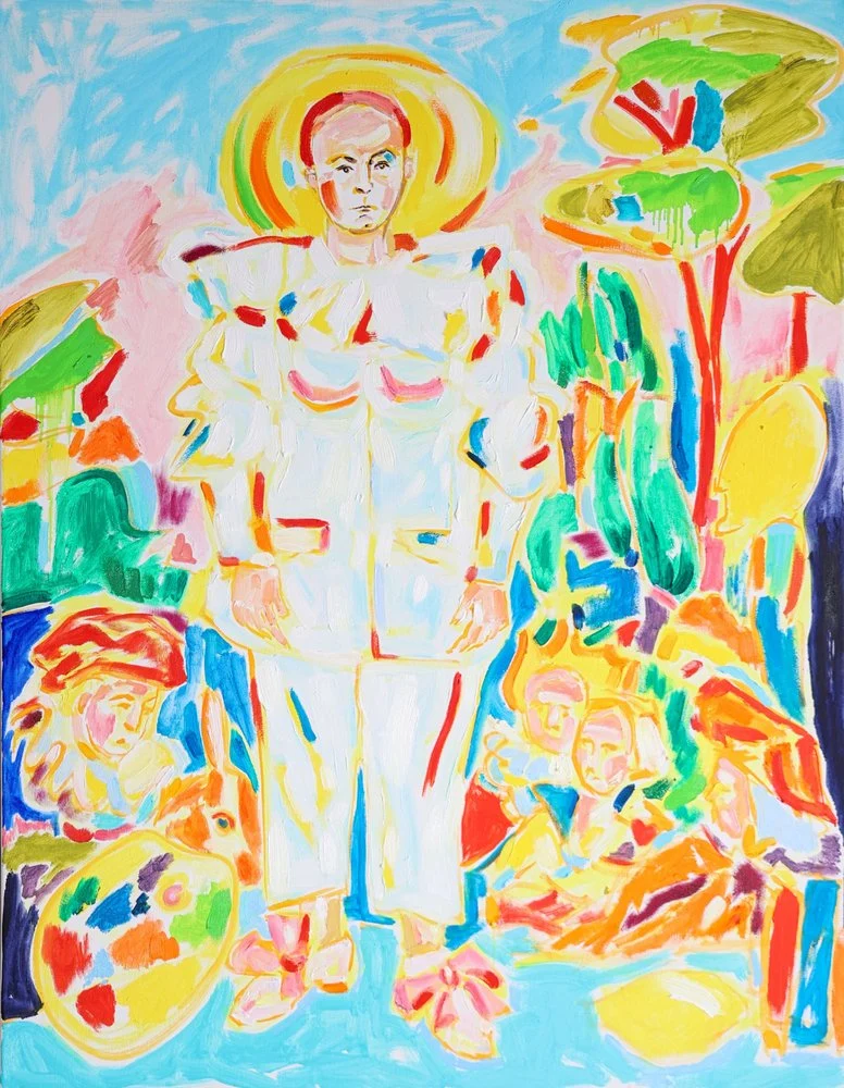 Vibrant Artist's Clown