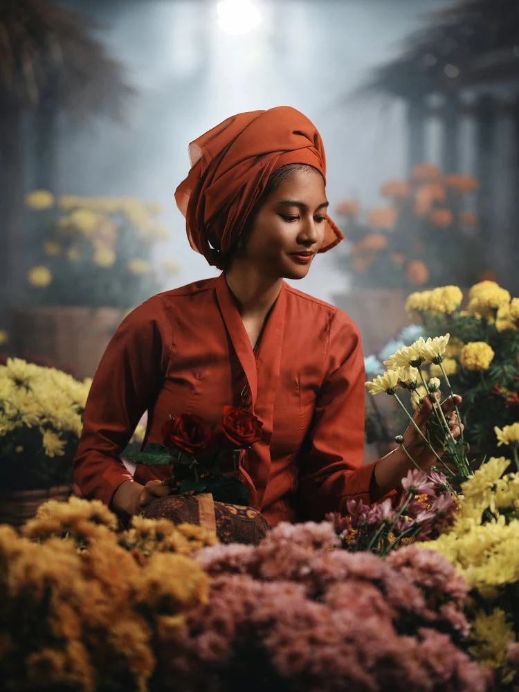 Serene Flower Market