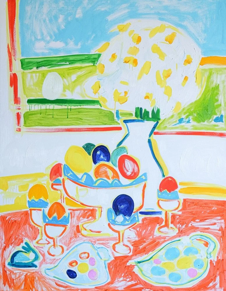 Colorful Easter Table