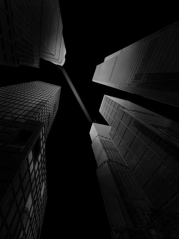 Modern City Light Beam
