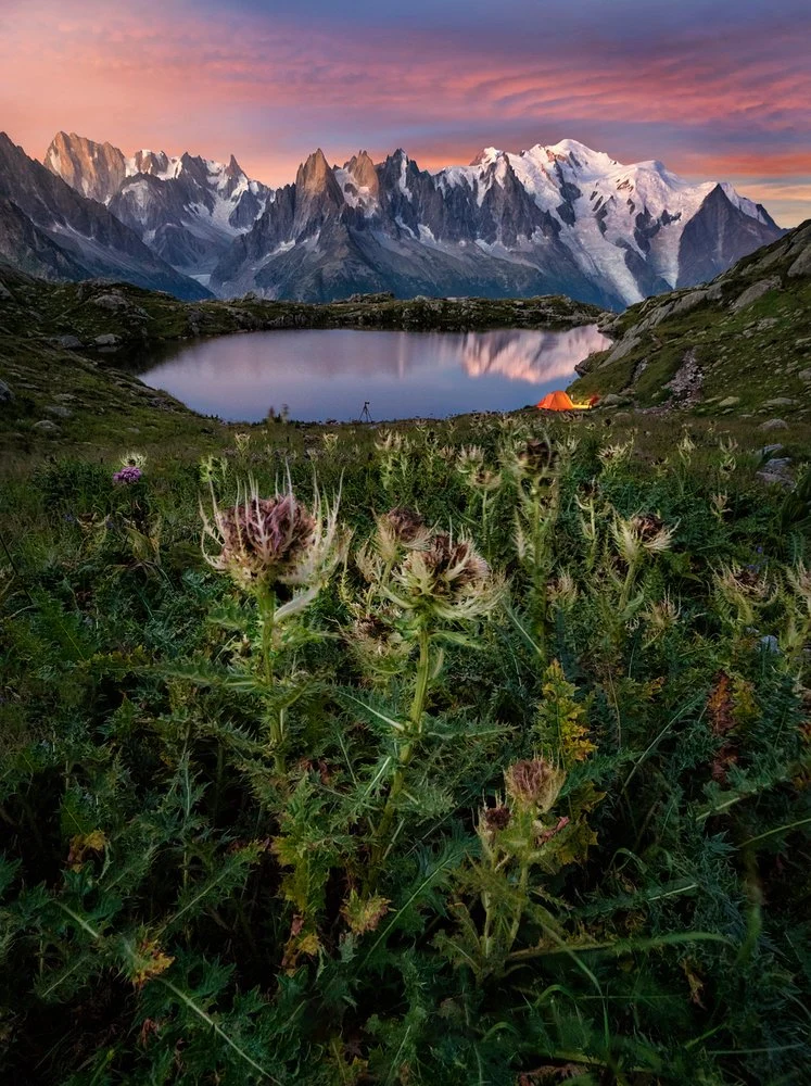 Alpine Lake Sunrise Camp