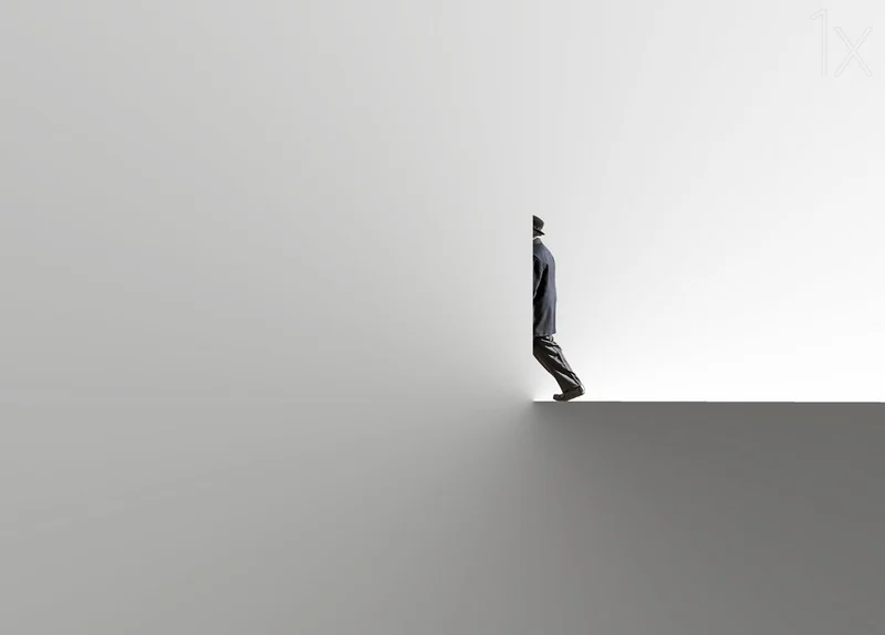 Man Stepping Out