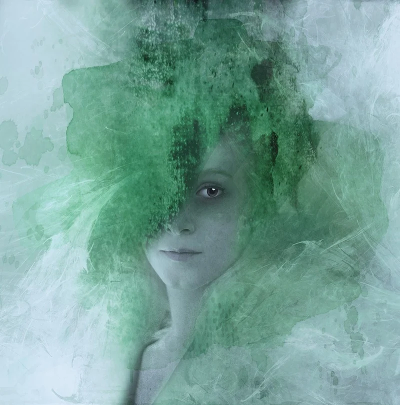 Ethereal Green Portrait