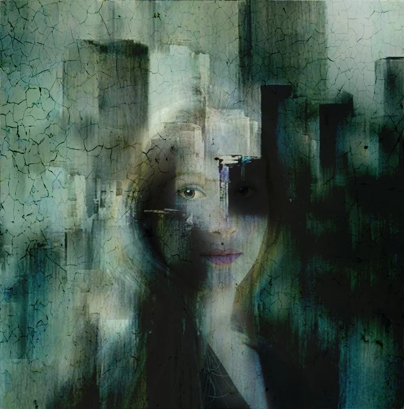 Mysterious Urban Woman