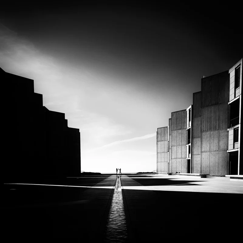 Brutalist Concrete Symmetry