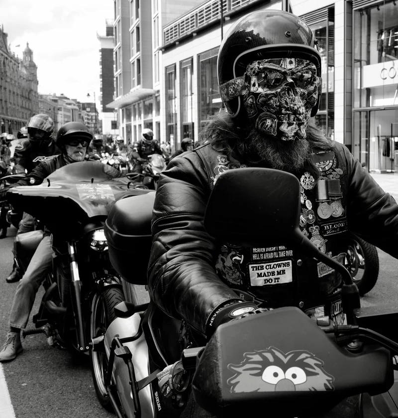 Skull Mask Biker