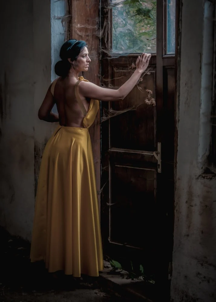Woman in Golden Gown