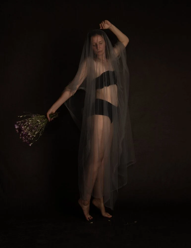 Ethereal Veiled Beauty