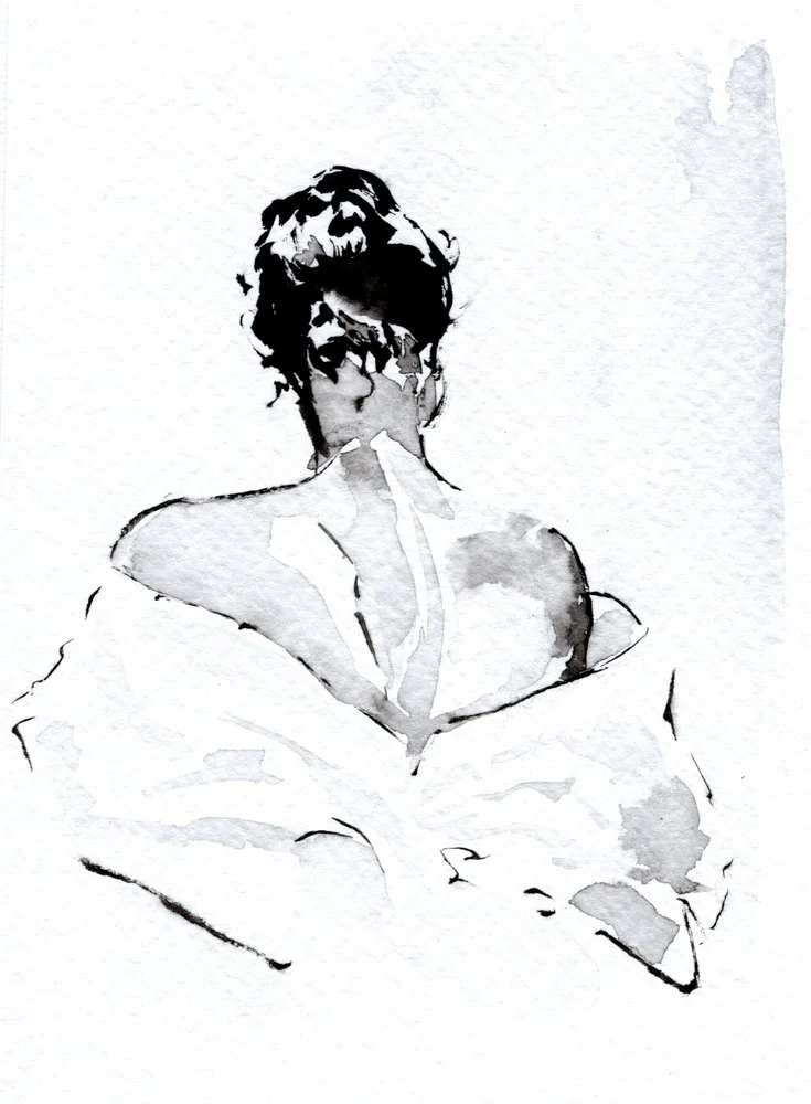 Woman's Graceful Back