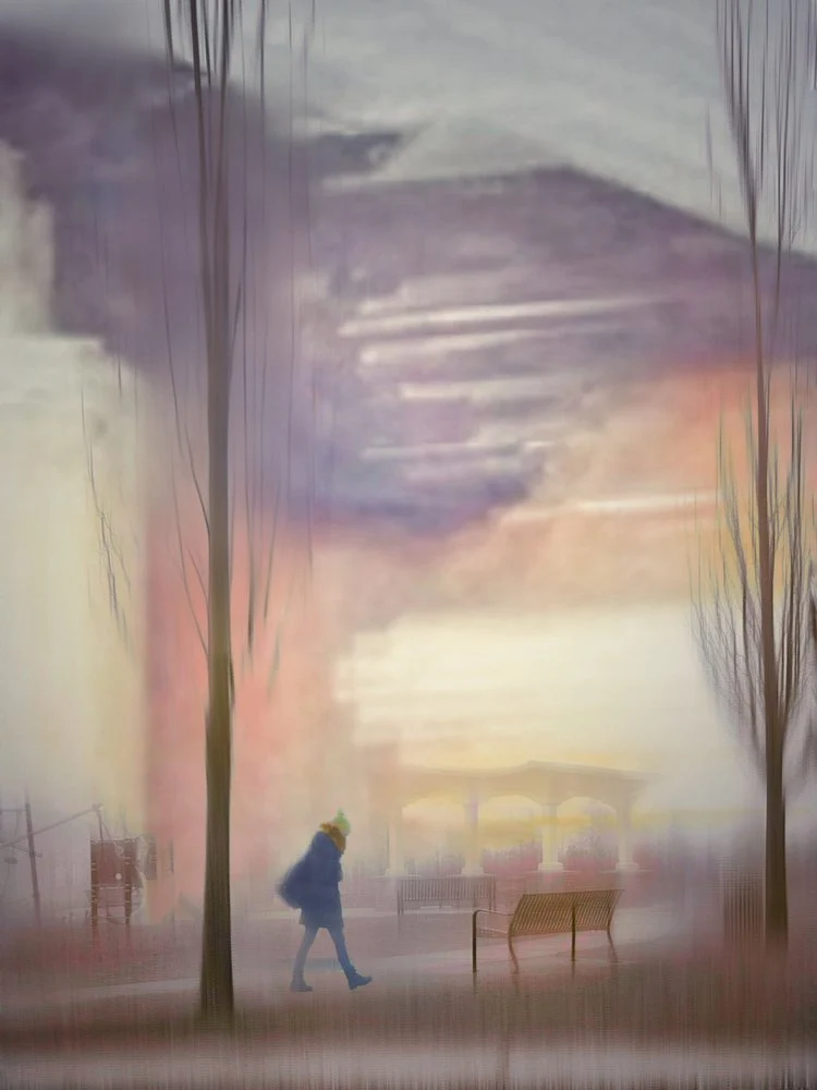 Misty Winter Walk