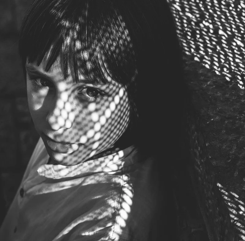 Patterned Light Portrait