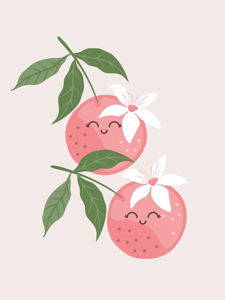 Happy Pink Fruits