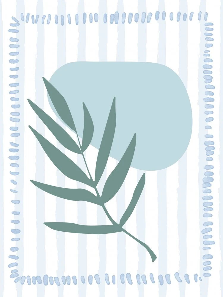 Serene Botanical Abstract