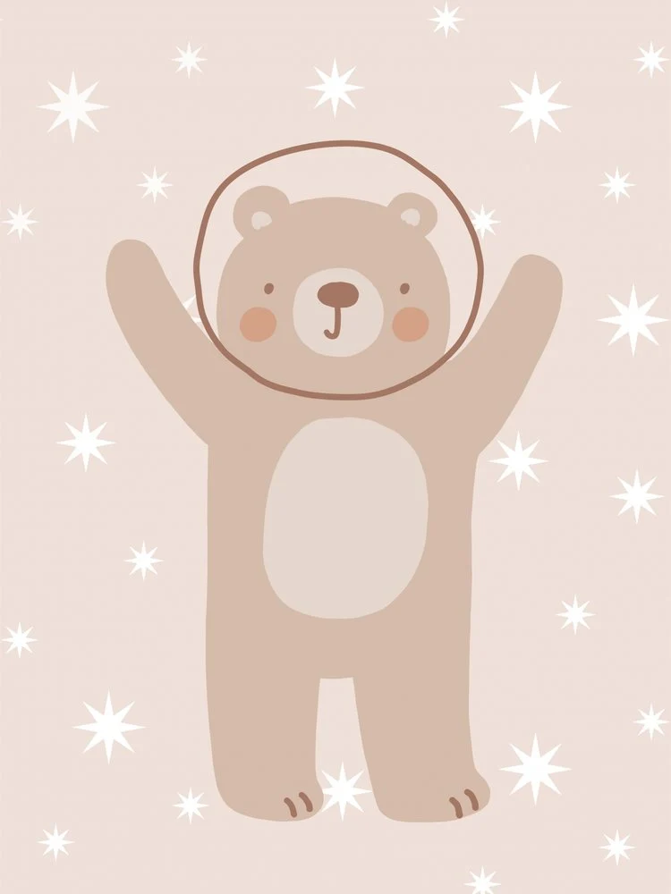 Cute Astronaut Bear