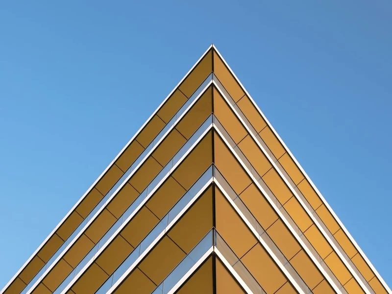 Sleek Geometric Building