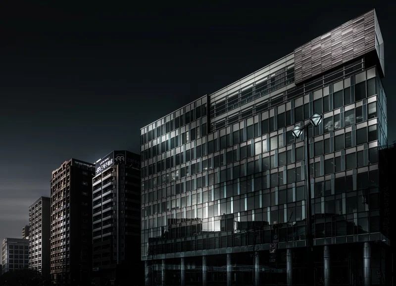 City Night Reflections