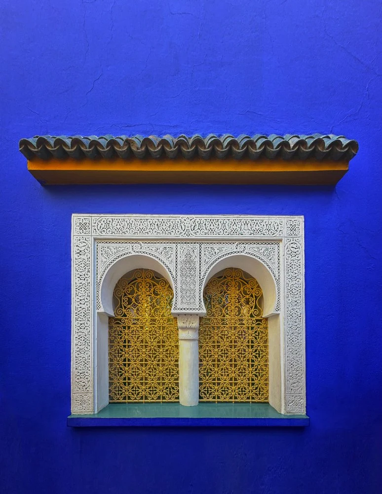 Majorelle Blue Window