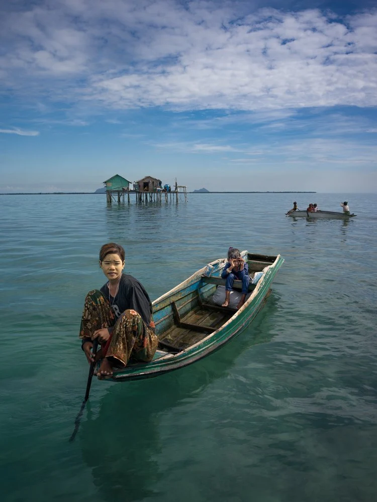 Children in Stilt Village