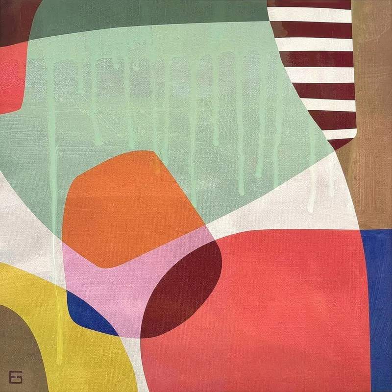 Overlapping Color Shapes