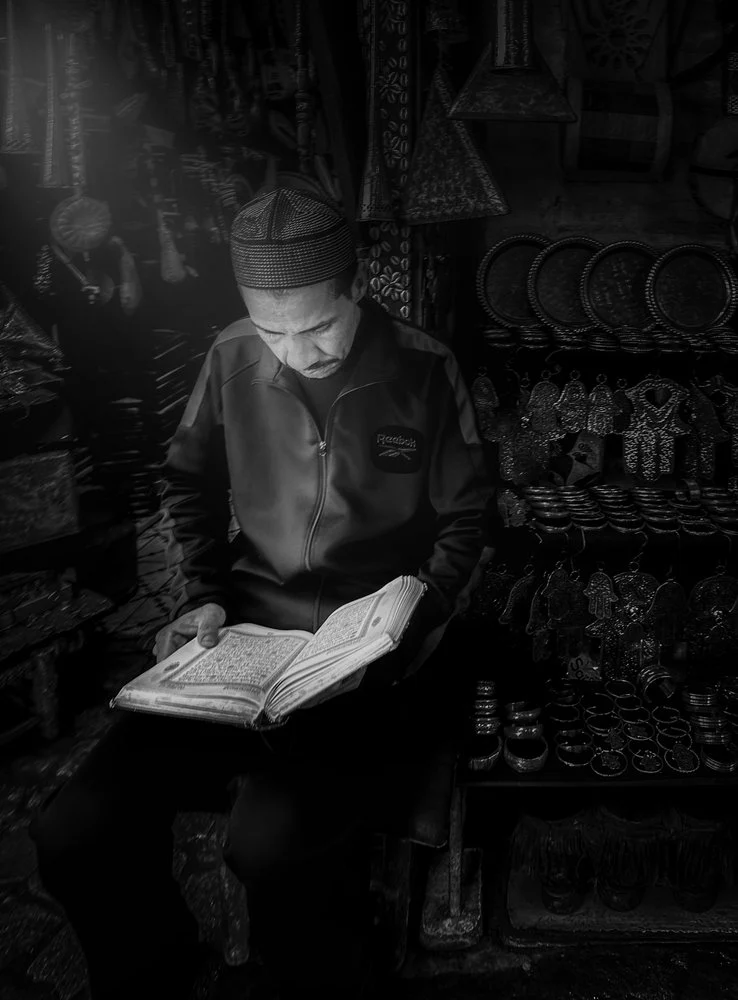 Devout Man Reading