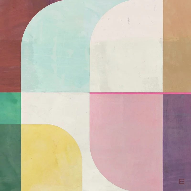 Colorful Geometric Arches