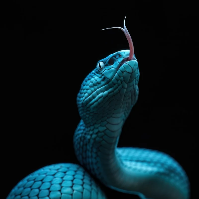 Blue Viper Gaze