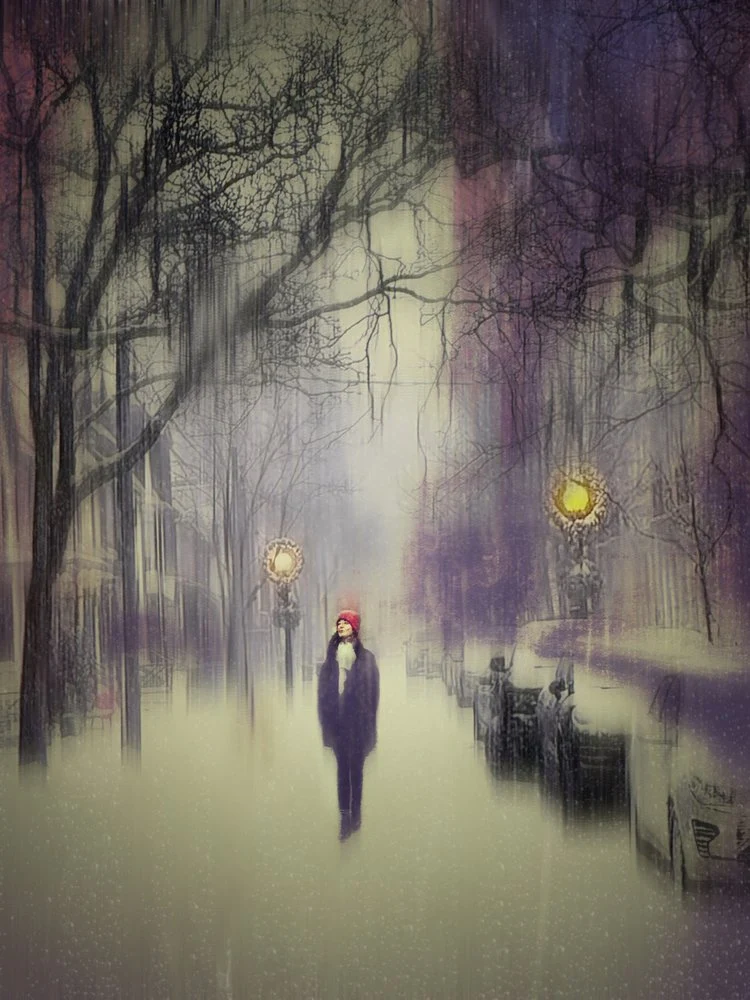 Dreamy Winter Street