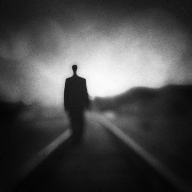 Mysterious Figure Walking