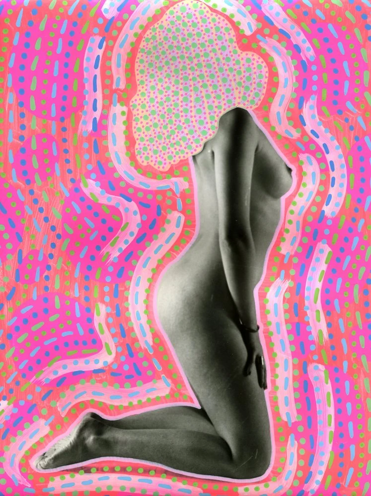 Vibrant Pink Nude Figure