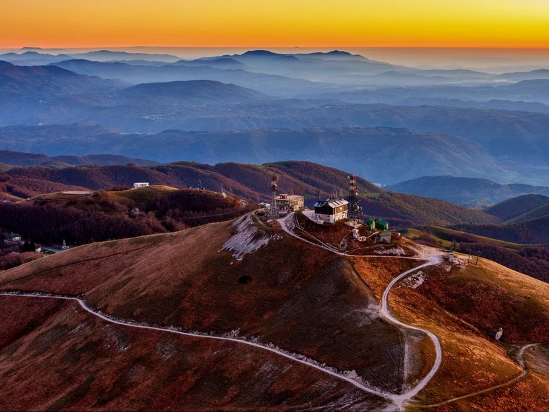 Golden Hour Mountain Summit