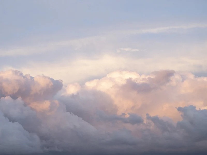Ethereal Sunset Clouds