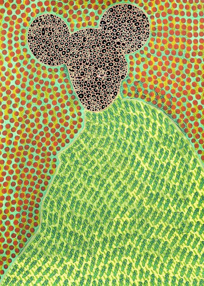 Whimsical Dotted Mouse