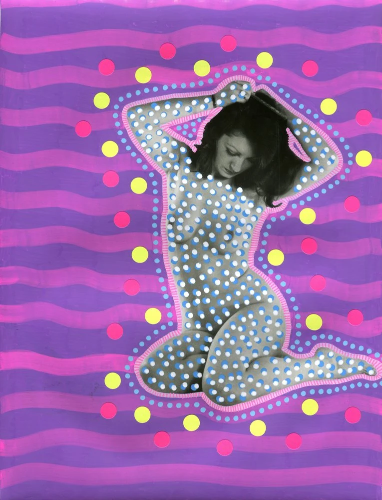 Vibrant Polka Dot Nude