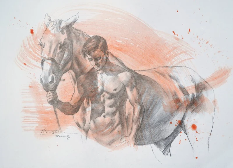 Man and Horse Bond