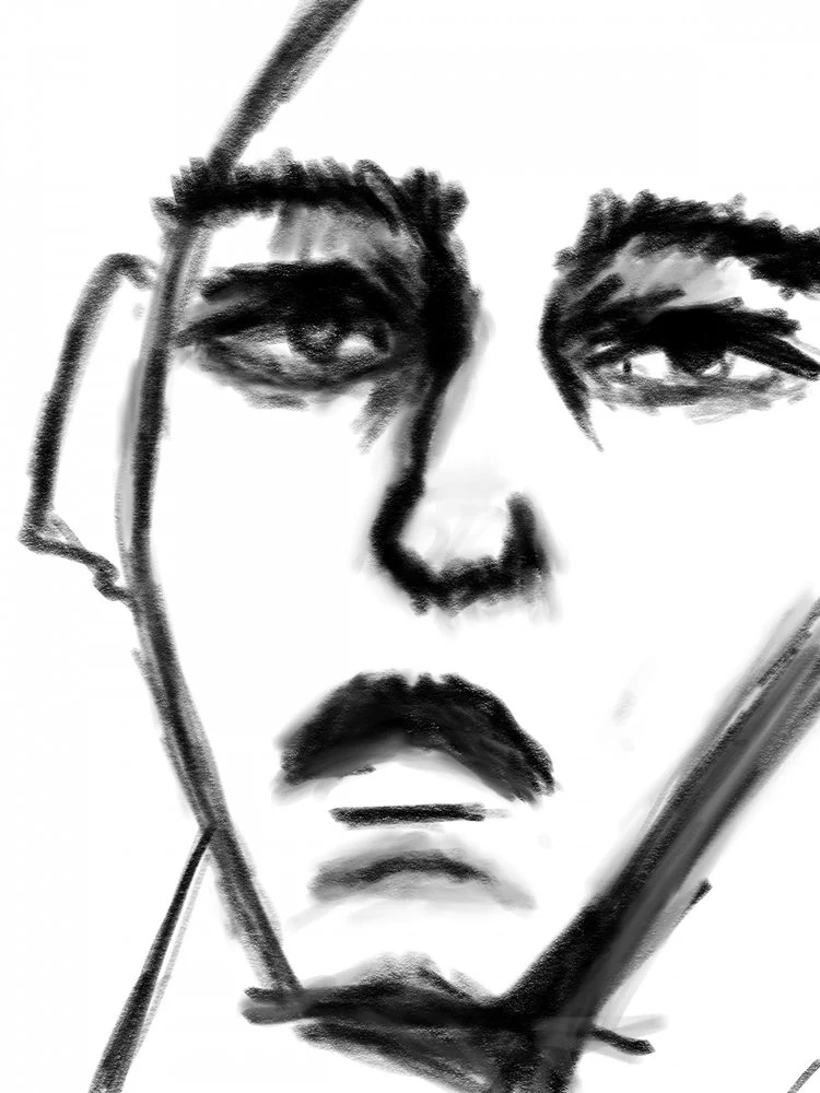 Moody Male Sketch