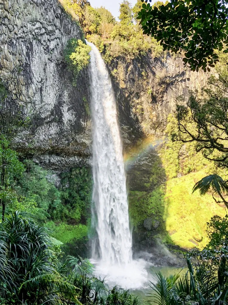 Vibrant Waterfall Rainbow