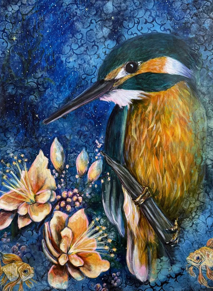 Mystical Kingfisher Bloom