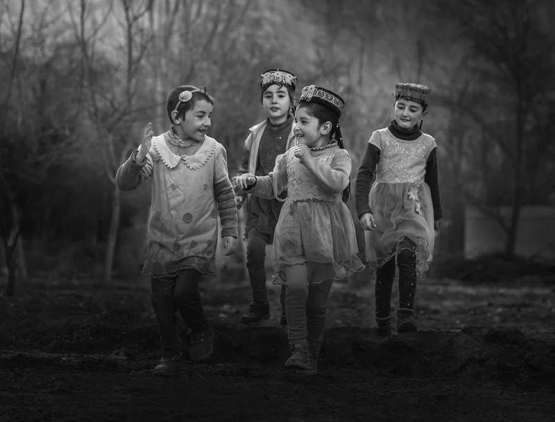 Children in Cultural Hats