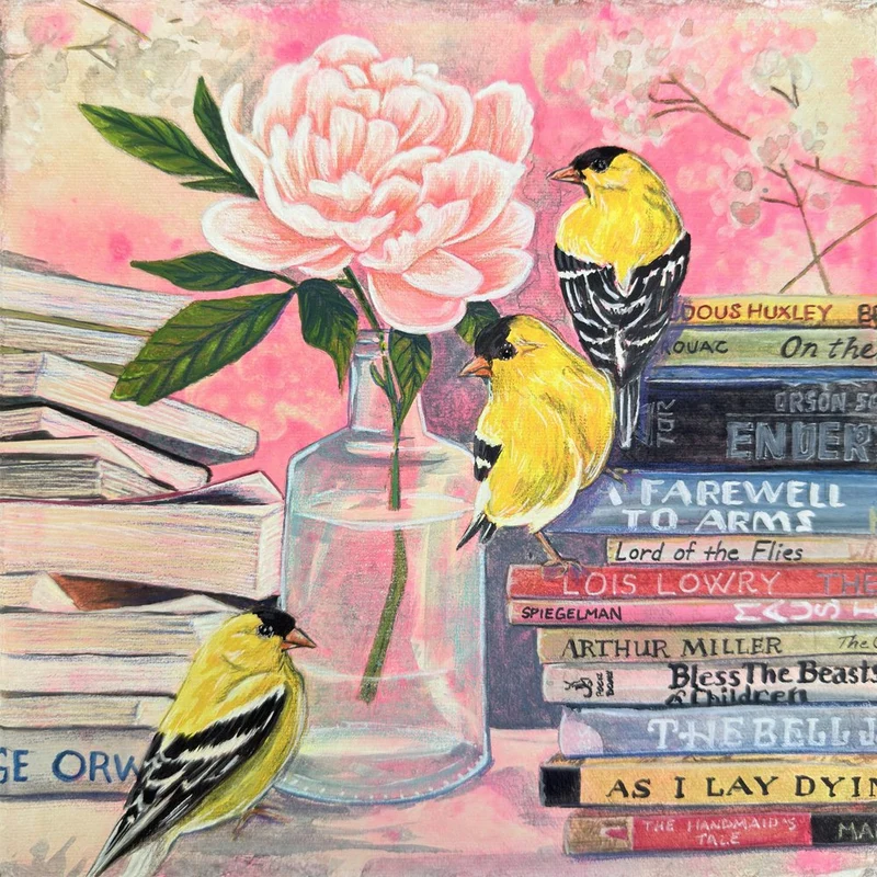 Goldfinches Peony Books