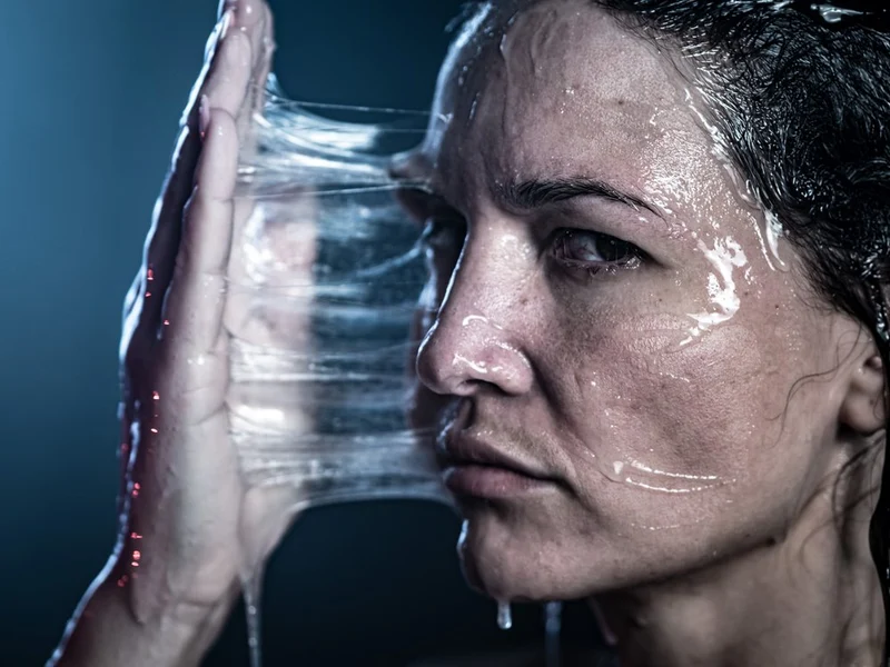 Stretched By Clear Fluid