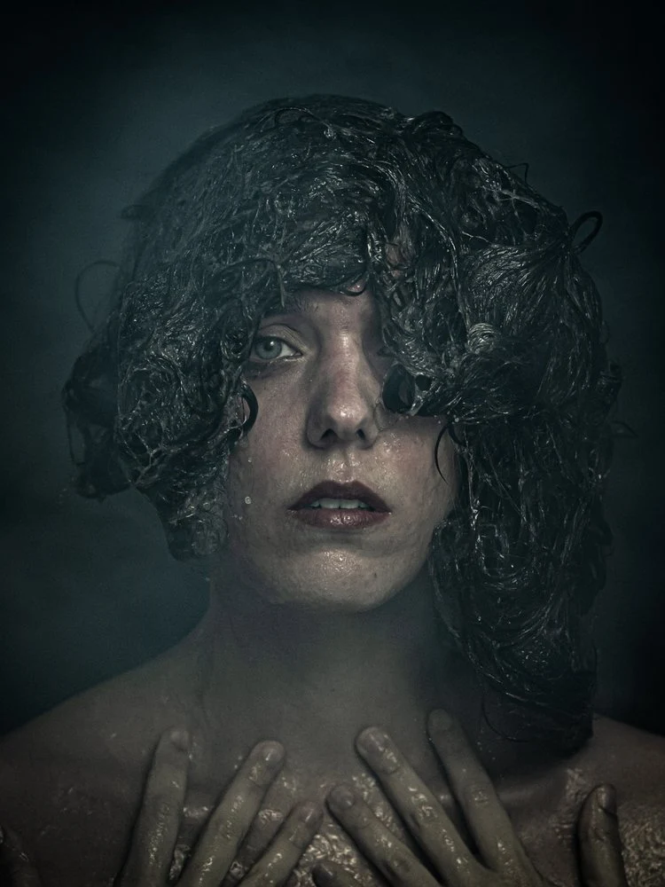 Intense Wet Portrait