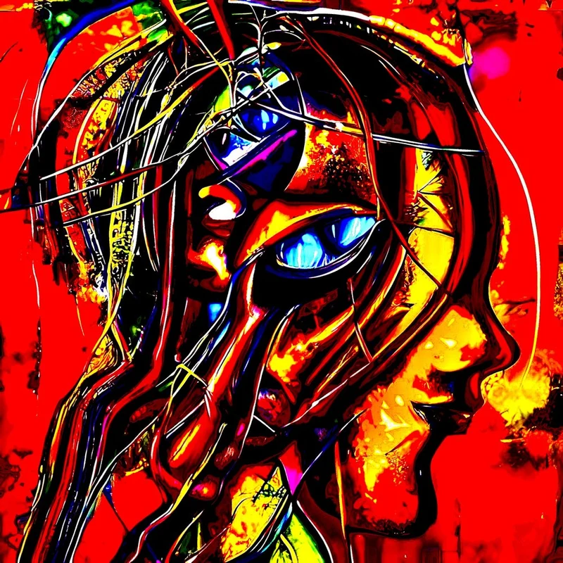 Vibrant Abstract Profile