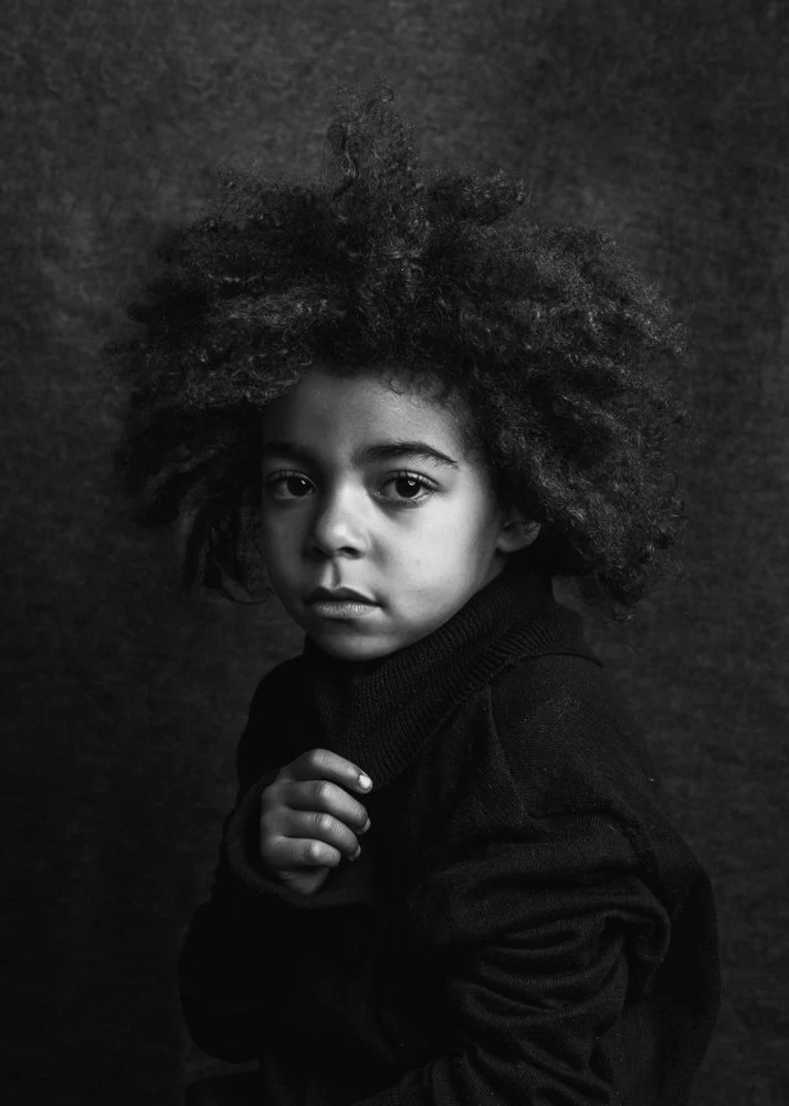 Pensive Boy Portrait